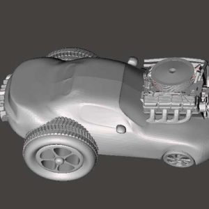 دانلود مدل سه بعدی اتومبیل دستکاری شده