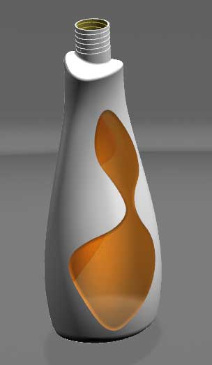 دانلود مدل سه بعدی بطری شامپو