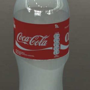 دانلود مدل سه بعدی بطری کوکاکولا