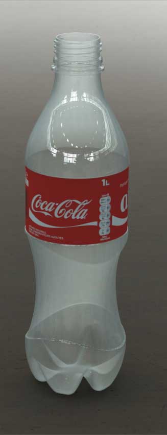 دانلود مدل سه بعدی بطری کوکاکولا