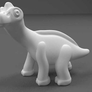 دانلود مدل سه بعدی بچه دایناسور براکیو