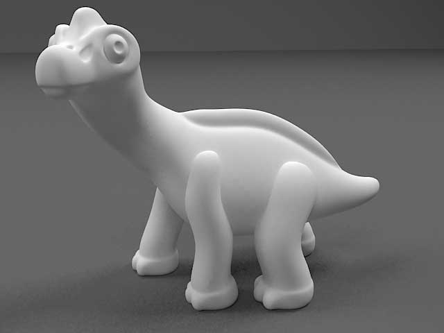 دانلود مدل سه بعدی بچه دایناسور براکیو