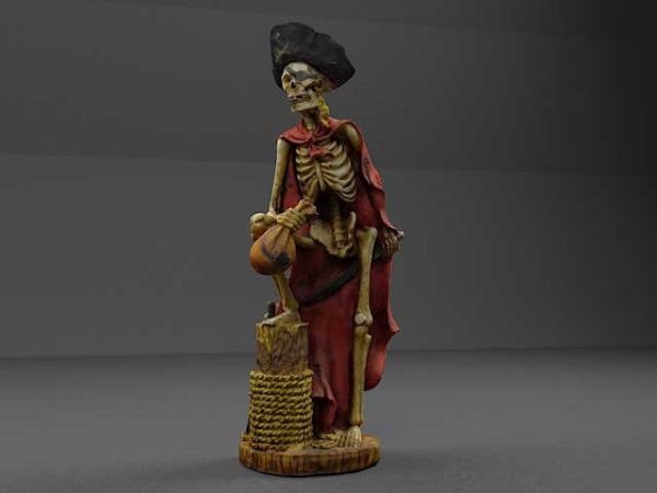 دانلود مدل سه بعدی دزد دریایی مرده