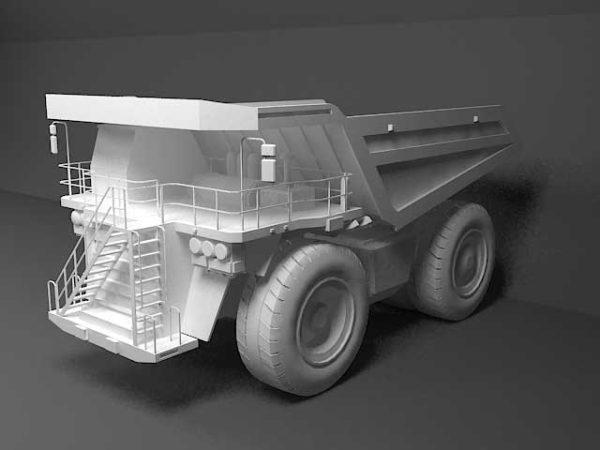 دانلود مدل سه بعدی کامیون غول پیکر