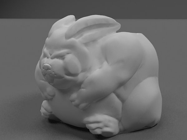 دانلود مدل سه بعدی گلدان خرگوشی