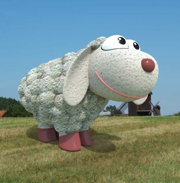 دانلود مدل سه بعدی گوسفند کودکانه