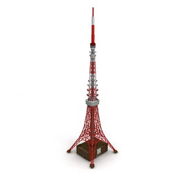 نمونه سه بعدی از برج آنتن