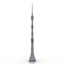 دانلود مدل سه بعدی برج تلویزیونی مسکو