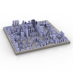 دانلود مدل آماده سه بعدی از شهر
