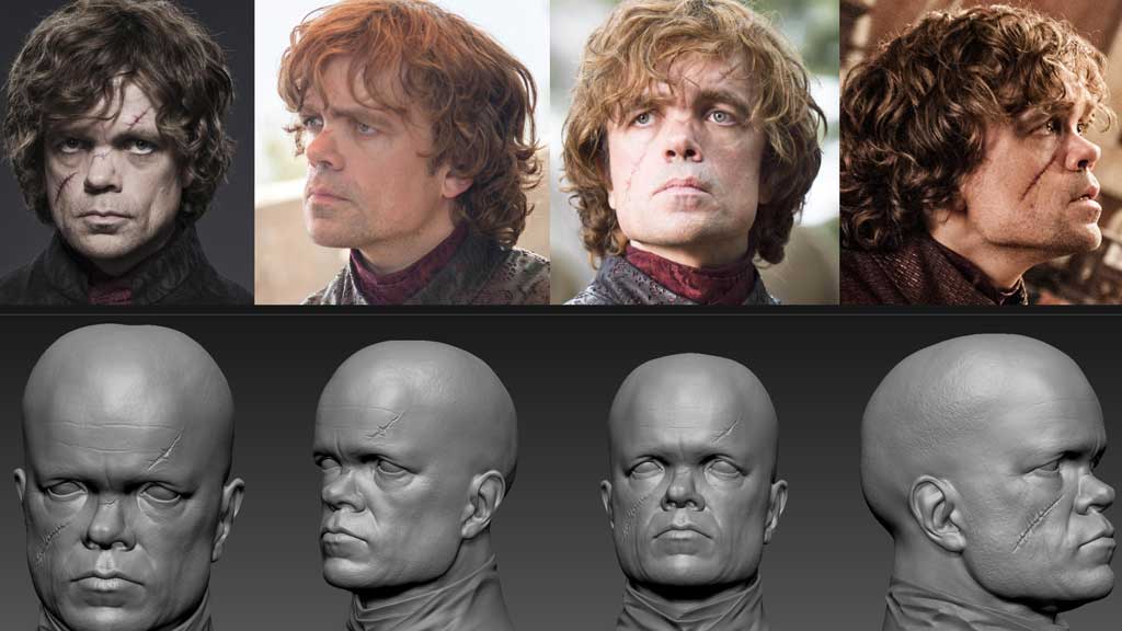 مدل سازی چهره افراد با نرم افزار زیبراش برای تبدیل عکس به مجسمه