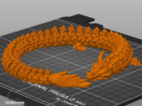 دانلود مدل سه بعدی اژدهای آتشین برای پرینت سه بعدی