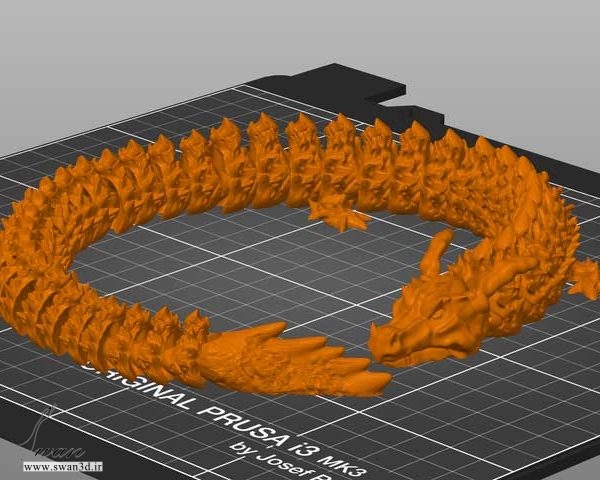 دانلود مدل سه بعدی اژدهای آتشین برای پرینت سه بعدی