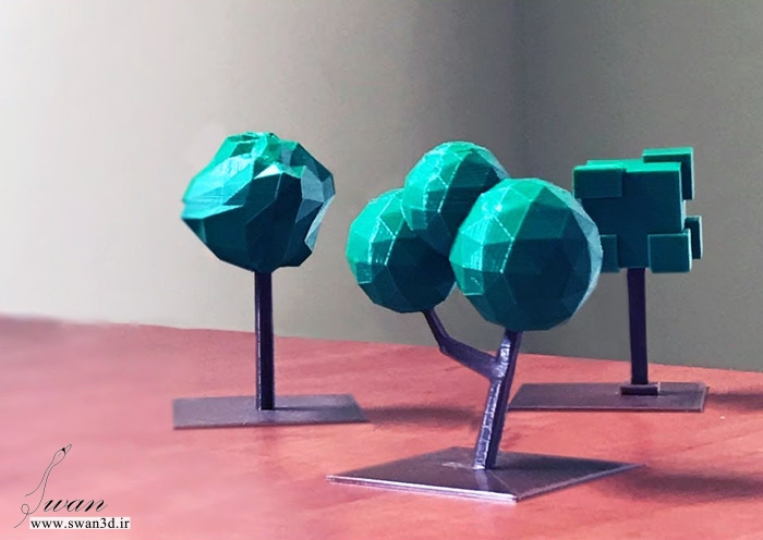 ساخت ماکت درخت با چاپ سه بعدی